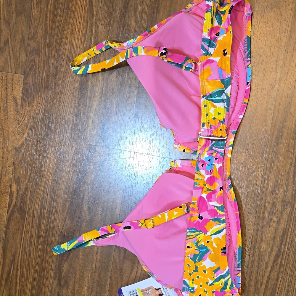 Anne Cole Floral High Waist Bikini Set - Picture 5 of 13